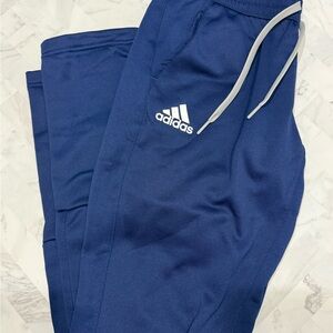 Adidas Navy Joggers with zipper